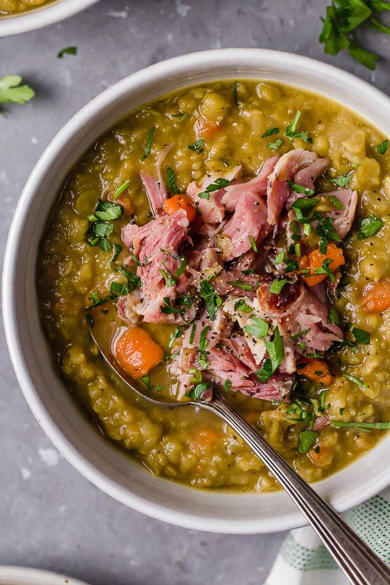 Mexican Cold Pea Soup